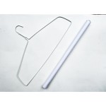 White Drapery/Curtain Hanger With Tube 18" (9G)-Extra Strong  500PCS 